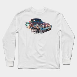 Old 1954 Ford F100 Pickup Truck Long Sleeve T-Shirt